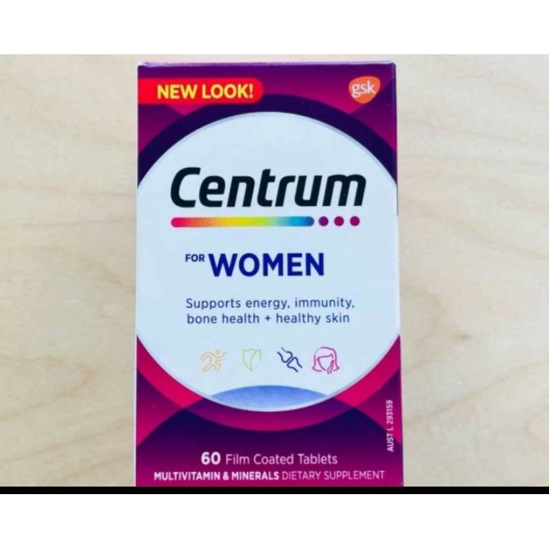 Centrum multivitamin for women 60 tabs