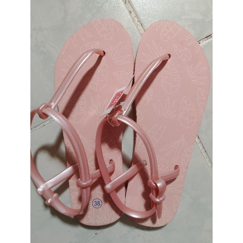 sandal tali pink niceso