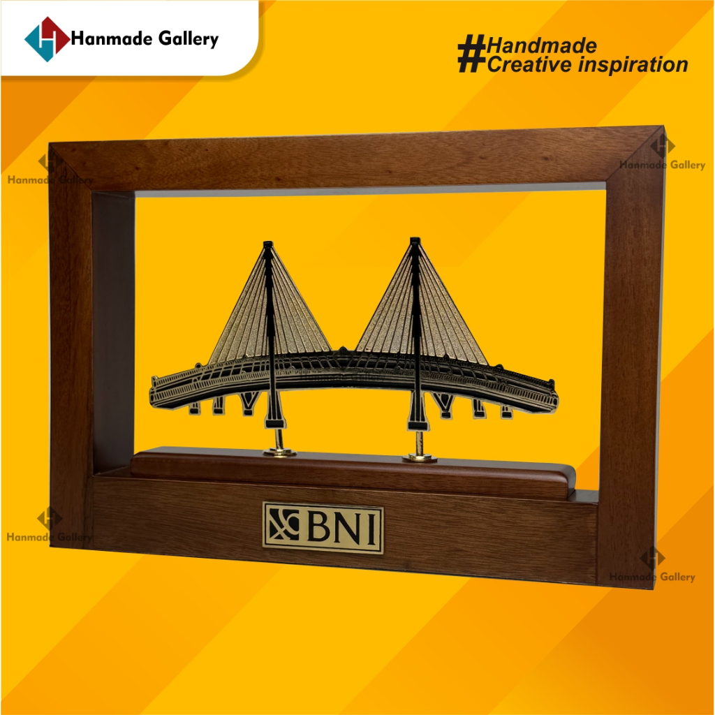 PLAKAT KUNINGAN CUSTOM DARI BNI MEWAH