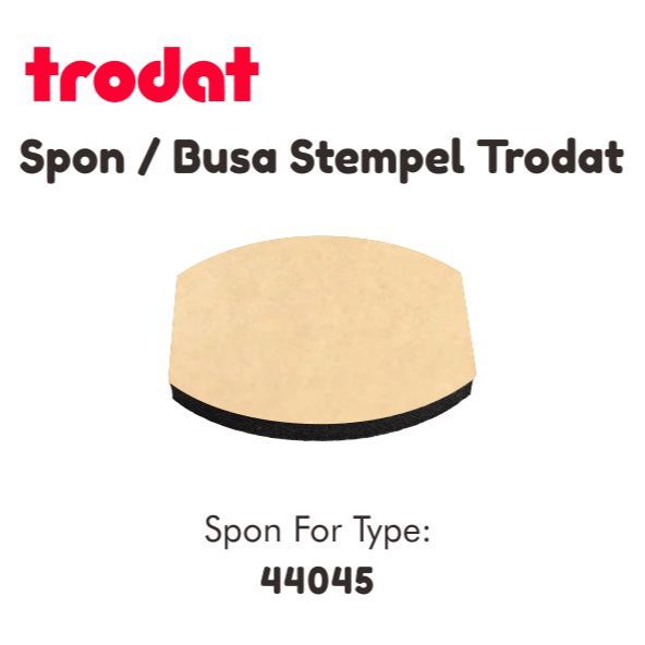 

Spon/Busa/Bantalan Trodat Type 44045