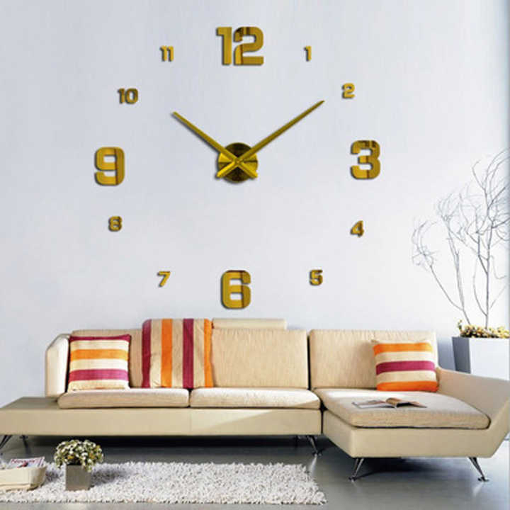 Jam Dinding Besar Jam Dinding Jam Dinding Diy Jam Dinding Digital Ukuran Diameter 80-130 CM
