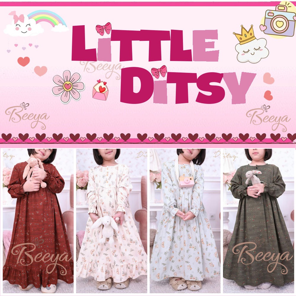 Little Ditsy Nightgown Gamis Anak Muslimah