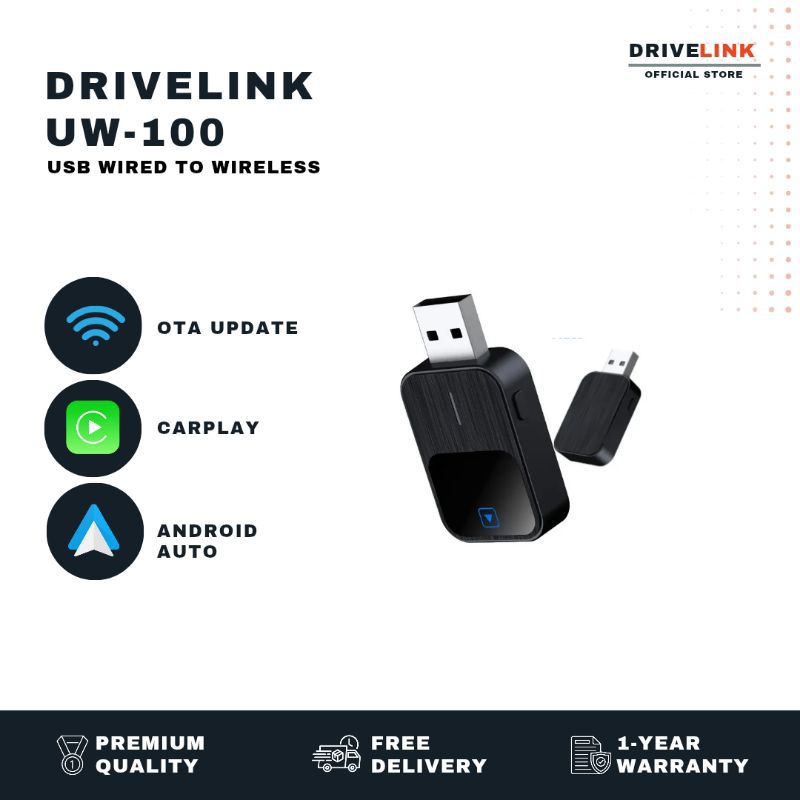 Wireless CarPlay Android Auto Mobil Tanpa Kabel Auto Connect Plug & Play Support Semua Mobil