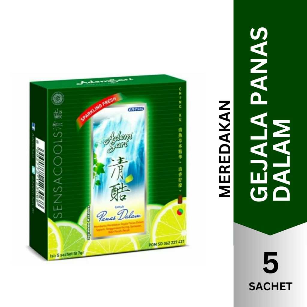 

ADEM SARI - Pereda Panas Dalam, Ekstrak Alang-alang (5 Sachet) - VITAMIN PROMO