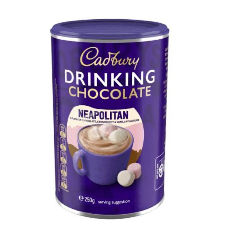 

Cadbury drinking chocolate Neapolitan 250 gr