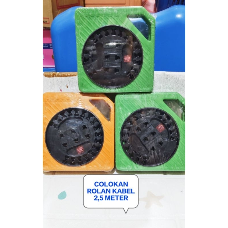 BOX KABEL LISTRIK COLOKAN/ROLAN KABEL DEXTA PANJANG KABEL 2,5M