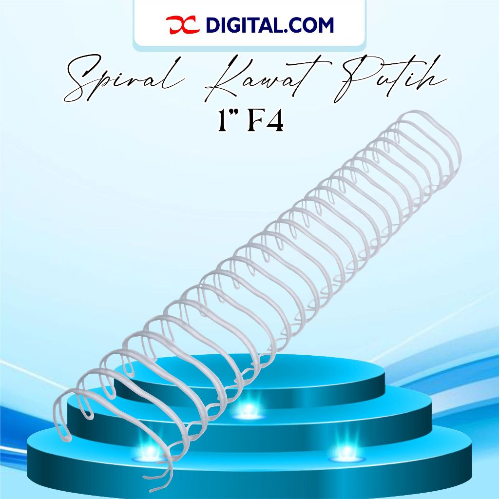 

Spiral Kawat Jilid F4 Folio ukuran 1 Inci 24 mm