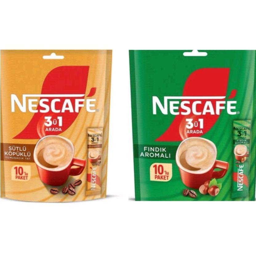 

| NEW | NESCAFE 3 IN 1 | TURKI | HAZELNUT | MILK FOAM | IMPORT | 1 PAX ( 10 SACHET ) - Hazelnut / Findikli