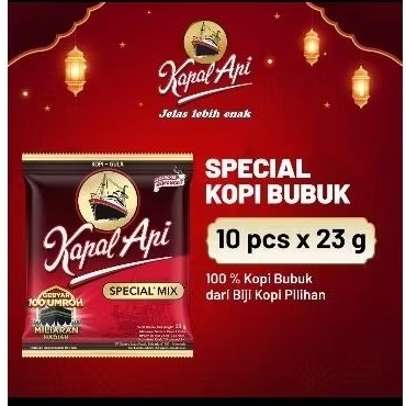 

Kopi kapal api mix 1 Renteng 10pcs 23g