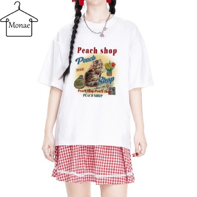 T-shirt longgar longgar musim panas longgar longgar