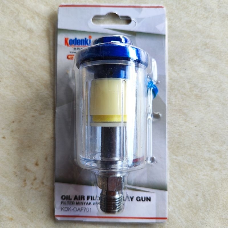Saringan Oli Air Angin Water Separator Kompresor Oil Air Filter Spraygun Spray Gun Kodenki