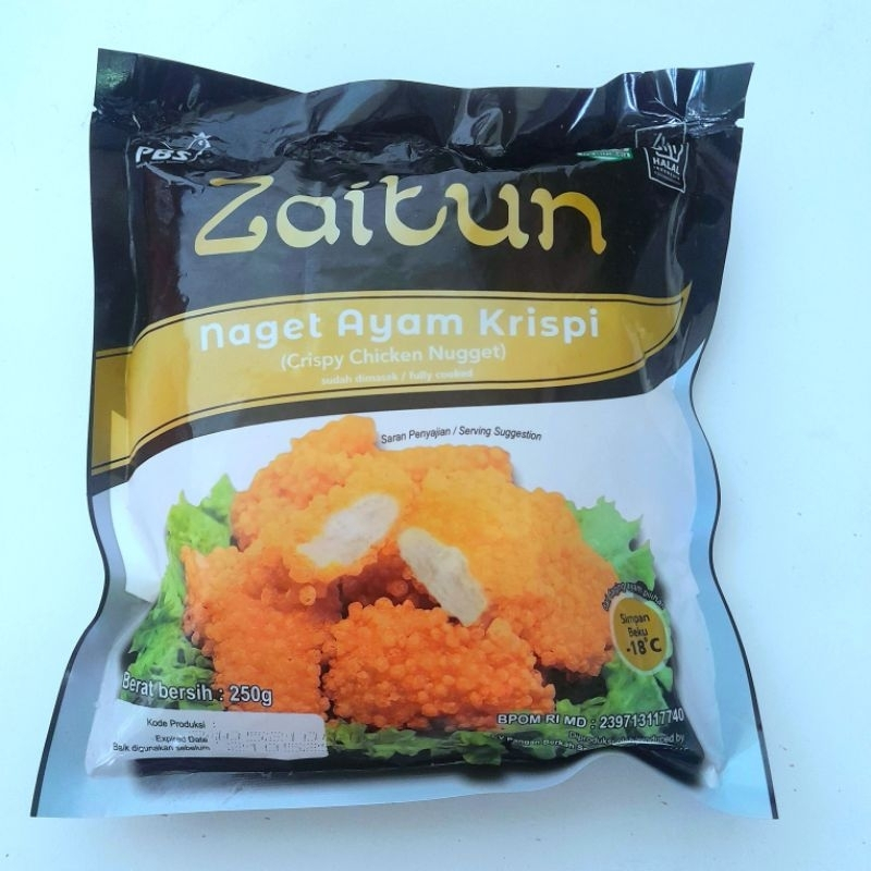 

Zaitun Crispy Nugget 250gr