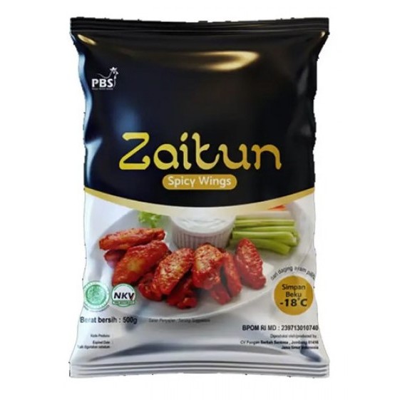 

Zaitun Spicy Wings 500gr