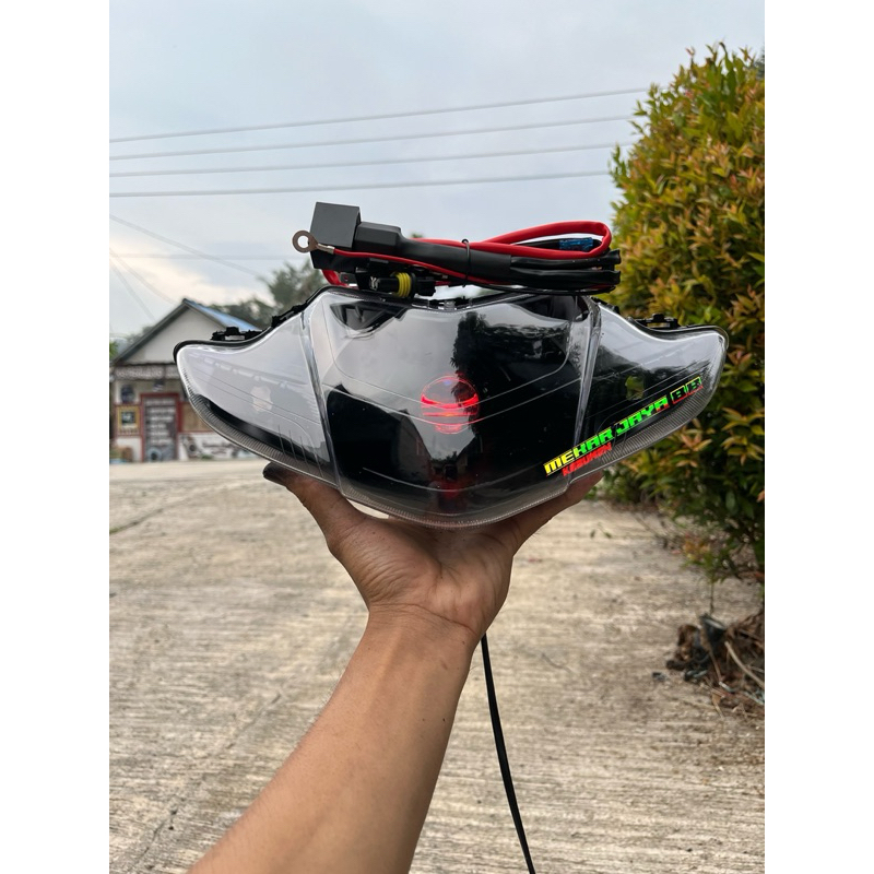 Lampu biled soket h4 Honda REVO ABSOLUTE lampu biled H4