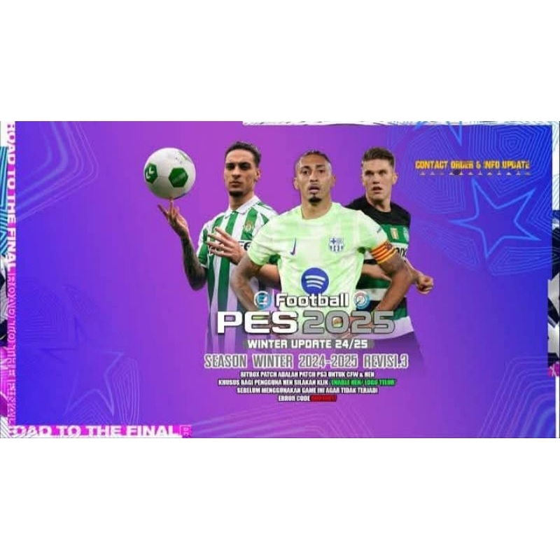 eFootball PES Bitbox Patch Winter PS3
