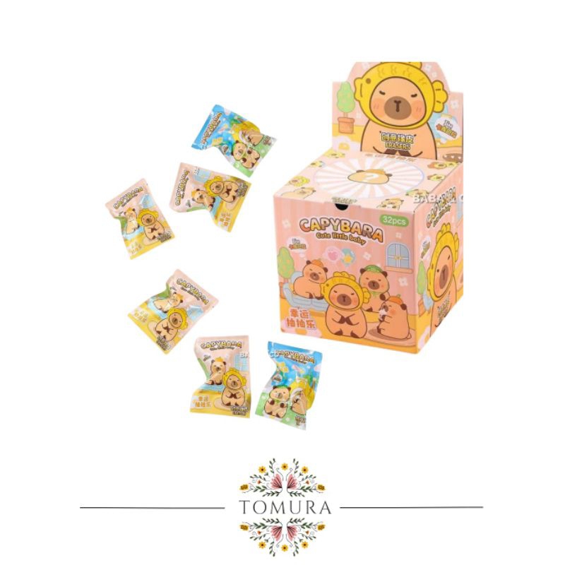 

Penghapus Misteri Cappibara Lucu Cute Eraser Lucky Draw Cappibara Lucu Unik Stationary