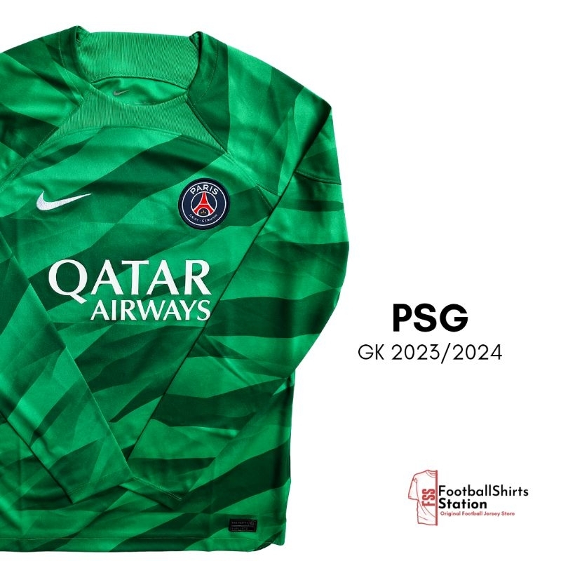 Jersey PSG GK 2023/2024 Stadium Version Sample Jersey Size M Original