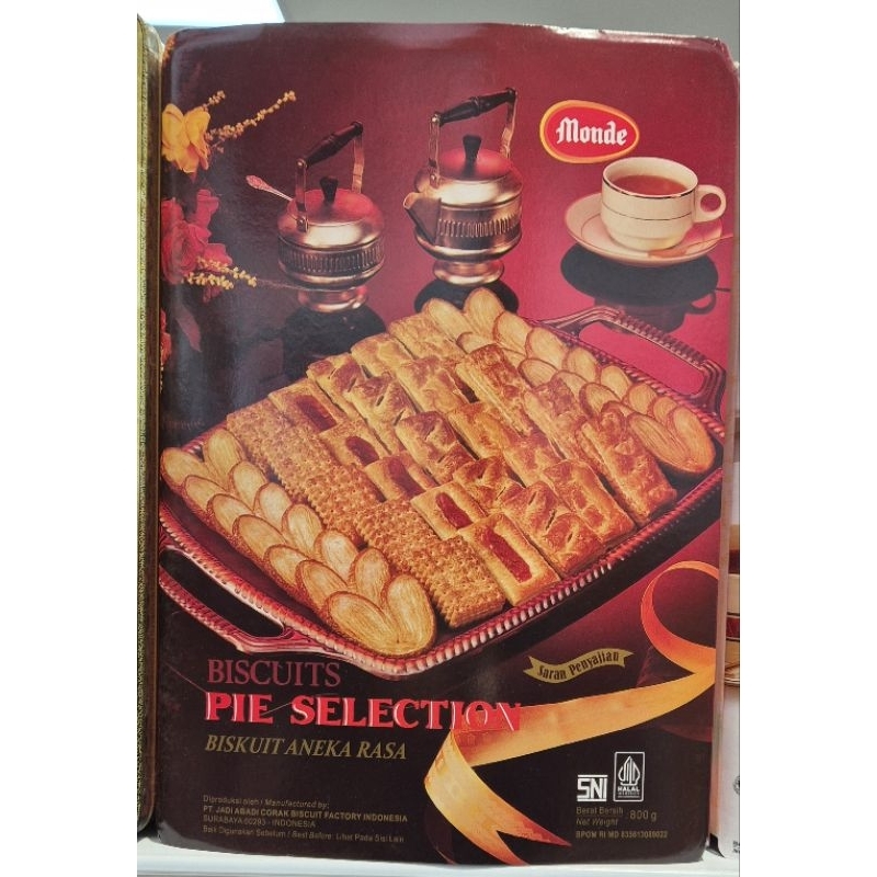 

Biskuit Pie Aneka Rasa MONDE Biscuits Pie Selection 800g Tin - HK.