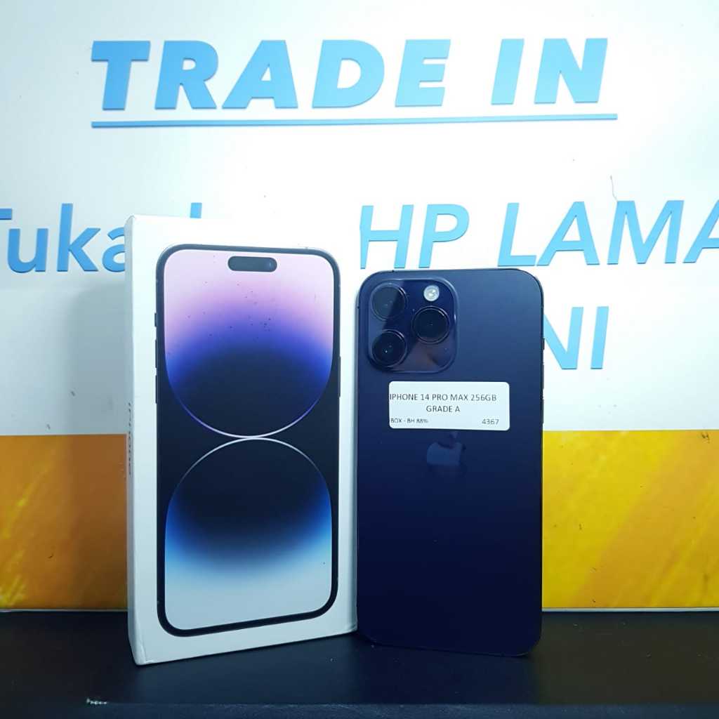 IPhone 14 Pro max 256gb Ex ibox Second Bekas Fullset