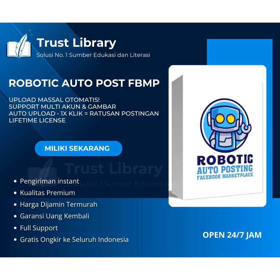 ROBOTIC Auto Posting FB Marketplace – Jualan Ratusan Produk Tanpa Capek, 1x Klik Saja