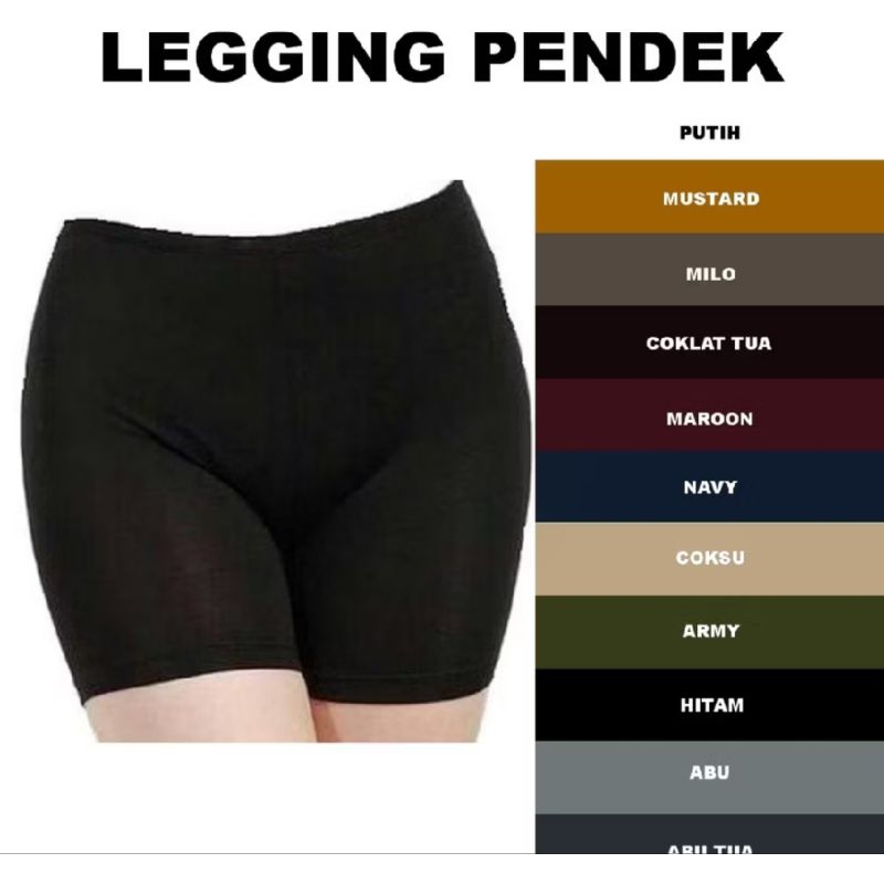 Legging pendek/celana pendek/legging wanita pendek