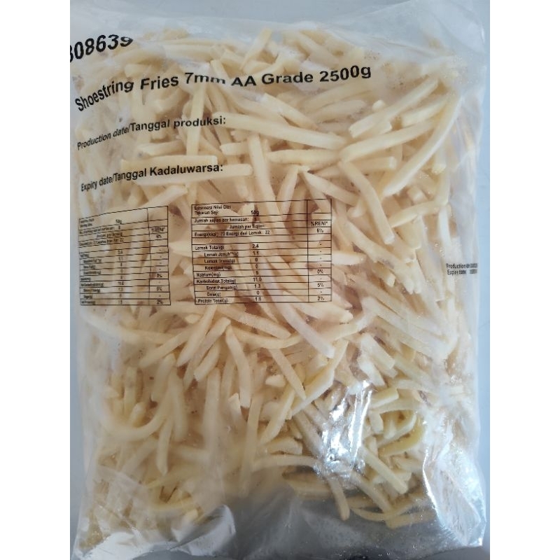 

Aviko shoestring 2.5kg