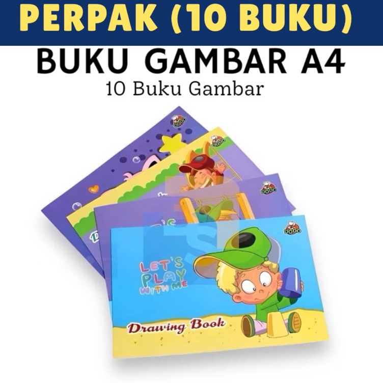 

1 buku DODO Buku Gambar A4 isi 8 Lembar KODE E1B4