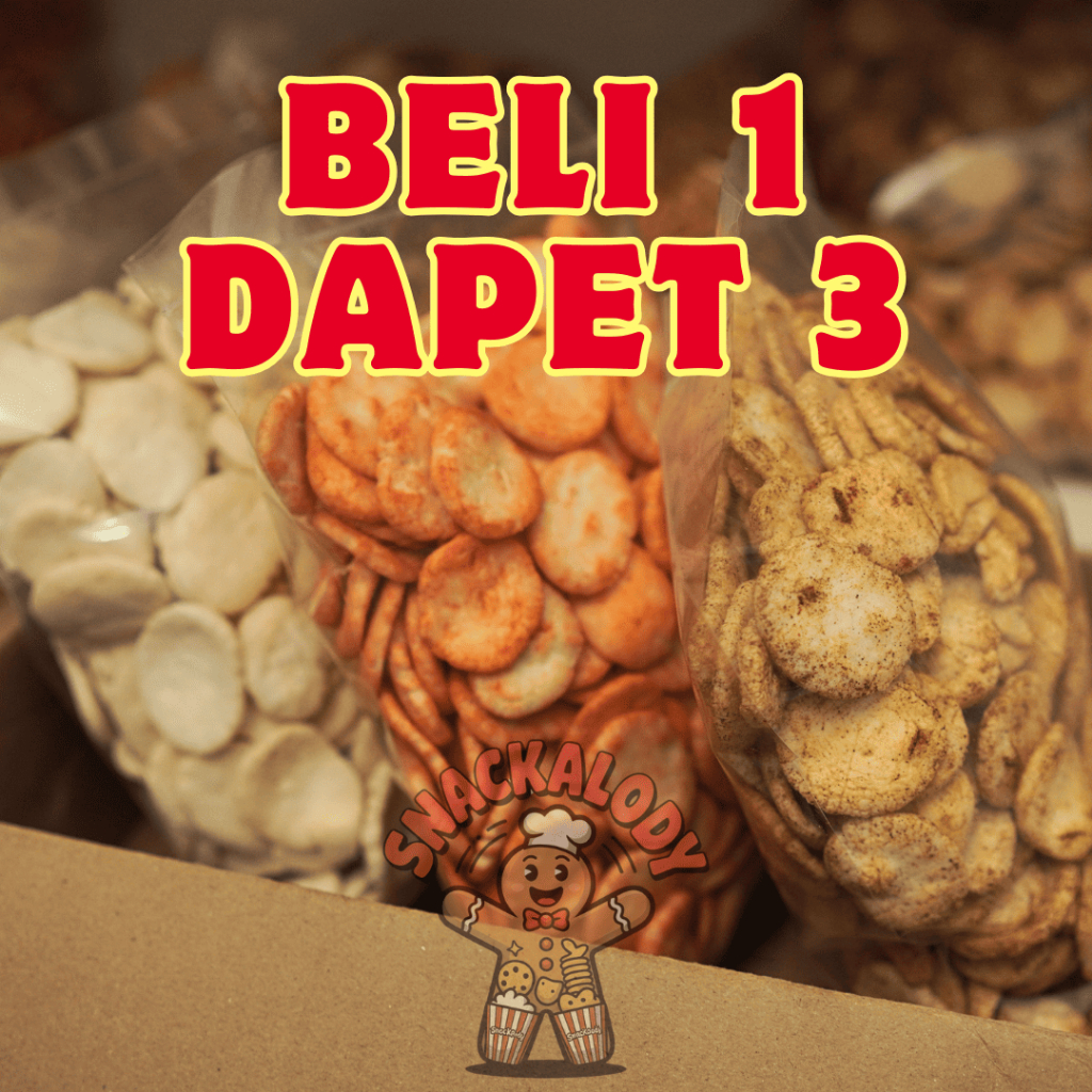

Paket Hemat Kerupuk Kemplang Beli 1 Dapet 3 | Snack Jajanan - Snackalody