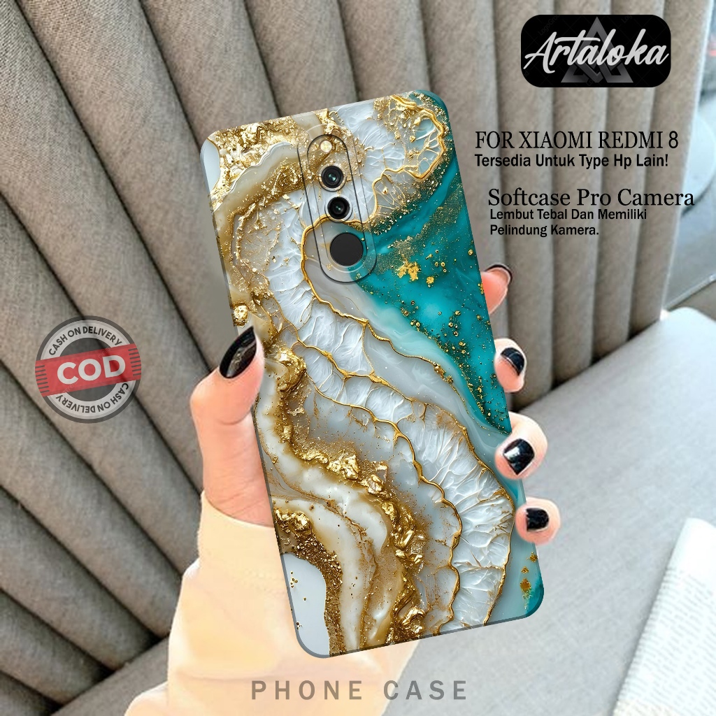Softcase Hp Xiaomi Redmi 8 Fashion Case Abstrak Case Xiaomi Redmi 8 Silikon TPU Pro Camera Casing Xi