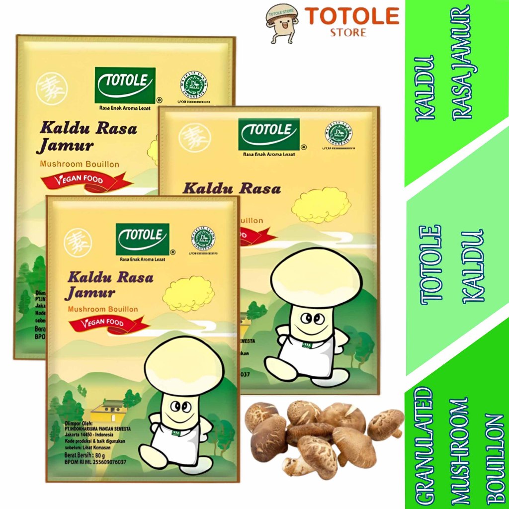 

Mushroom Bouillon - Totole - Kaldu Rasa Jamur - Varian Size - 1pcs