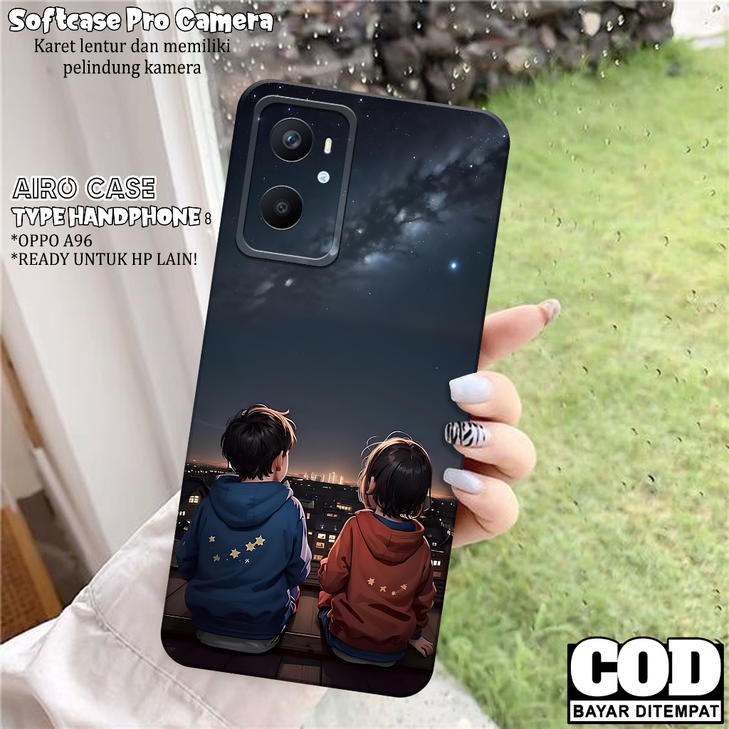Case OPPO A96 - Softcase OPPO A96 - Fashion Case KARTUN - Casing OPPO A96 - Softcase Pro Camera - Tp