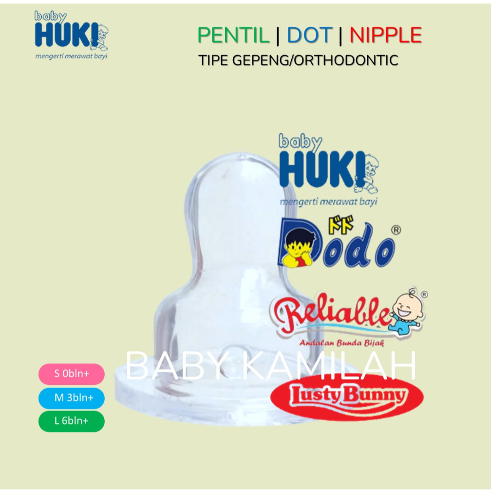 Dot Gepeng HUKI DODO RELIABLE BUNNY size S M L Pentil Dot HUKI Gepeng ukuran S M L