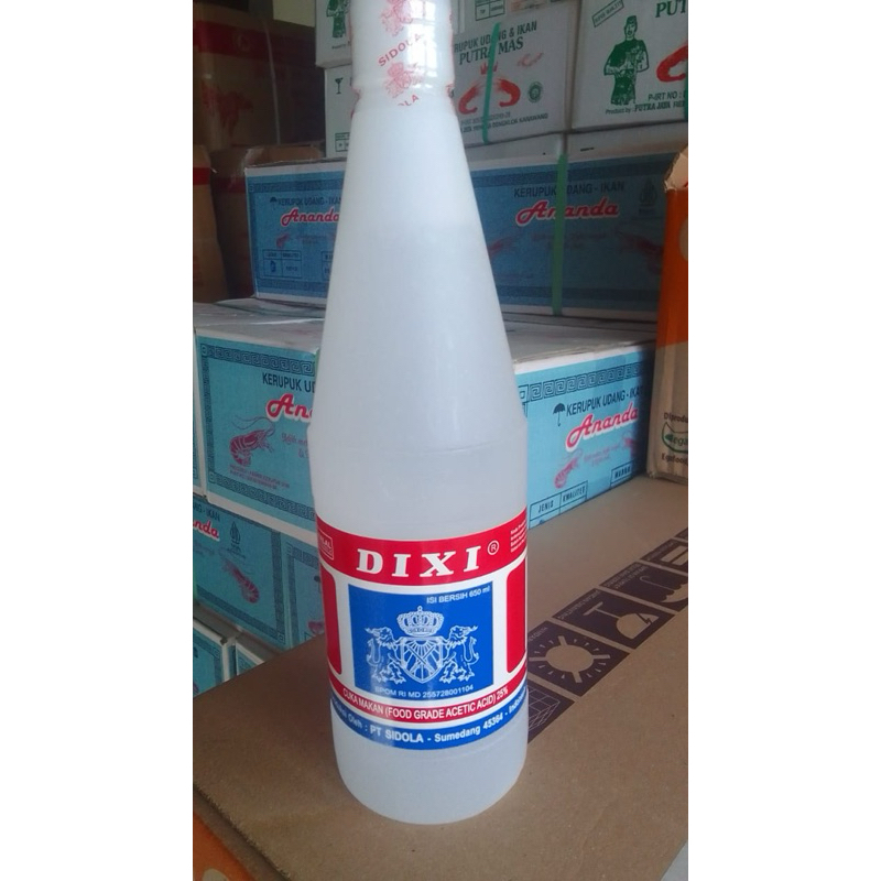 

CUKA MAKAN DIXI 25% ukuran 650 ml per botol