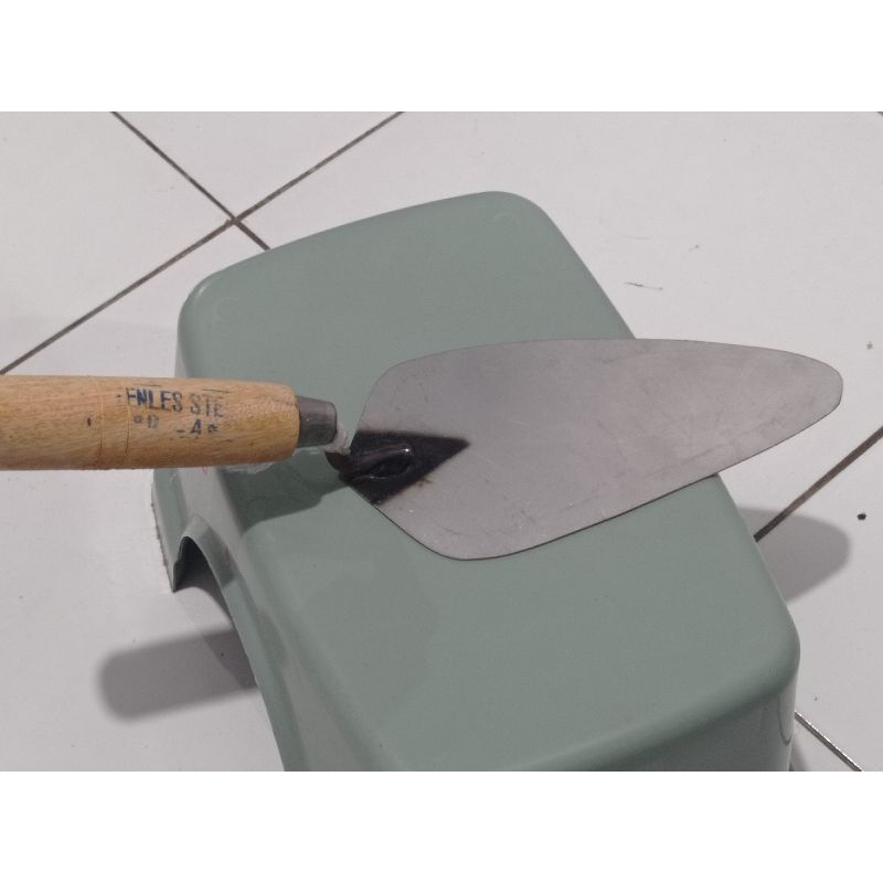 alat pertukangan/cetok semen/cetok labur/panjang 20cm/cetok stanless/anti karat