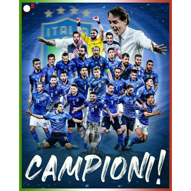 STIKER DINDING BOLA NEGARA ITALIA