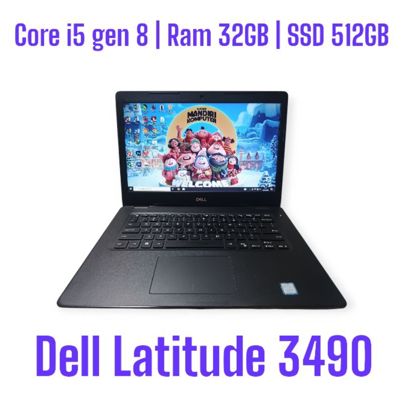 Dell Latitude 3490 | Core i5 gen 8 | Ram 32GB | SSD 512GB