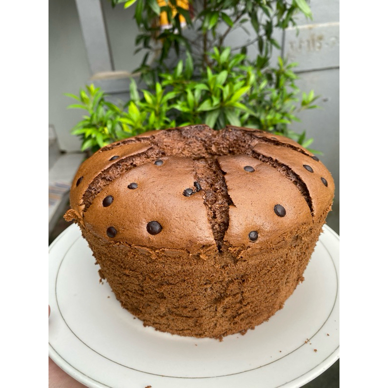 

chiffon cake double choco