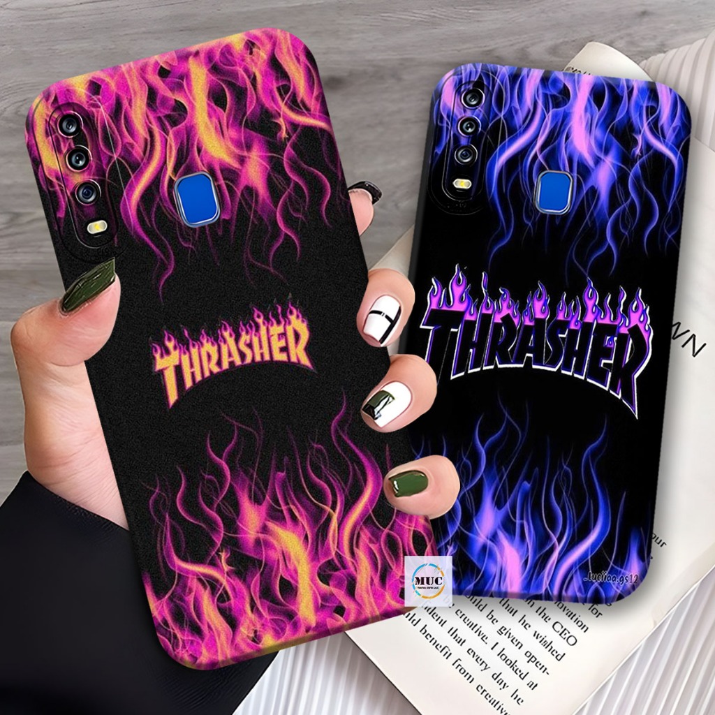 Softcase Procamera Vivo Y11/Y12/Y12i/Y15/Y17/Y19 Motif Api Aesthetic - Case Kekinian - Softcase Baha