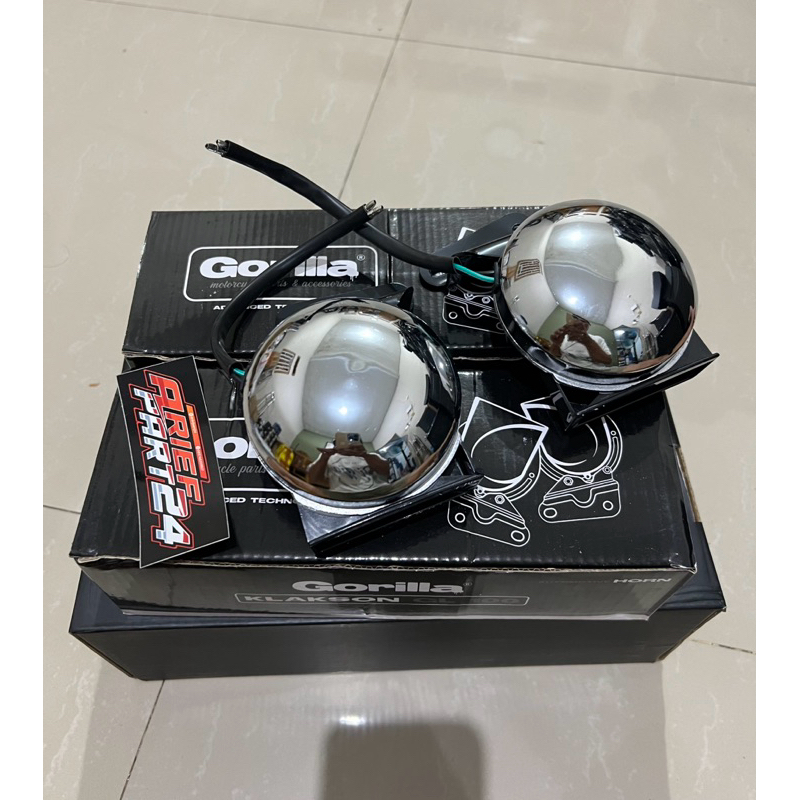 klakson gl100 mitsuba gorilla import ul uh klakson Honda gl100 gorila mitshuba detail original