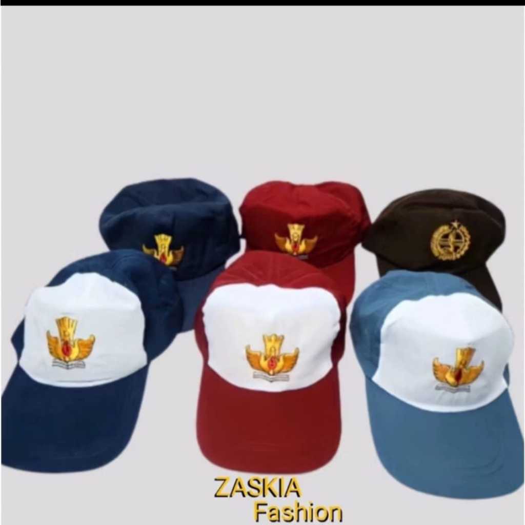 Topi Sekolah Anak SD , SMP , SMA , PRAMUKA / Topi SD , SMP , SMU , PRAMUKA