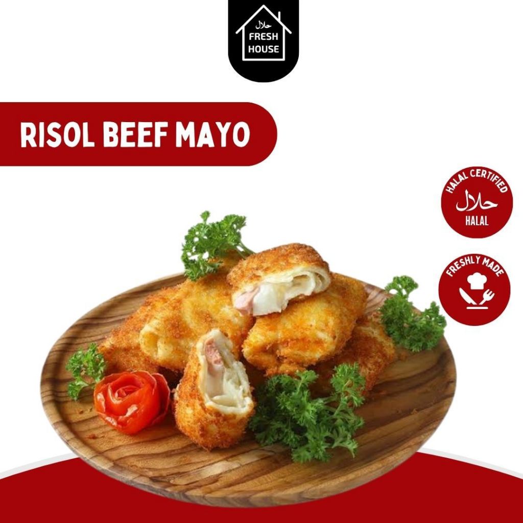 

RISOL BEEF MOZARELLA HOMEMADE ISI 6 MAMA KAYLA