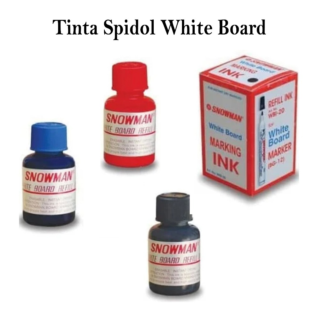 

Snowman Tinta Isi Ulang Spidol Whiteboard WBI Marker Papan Tulis