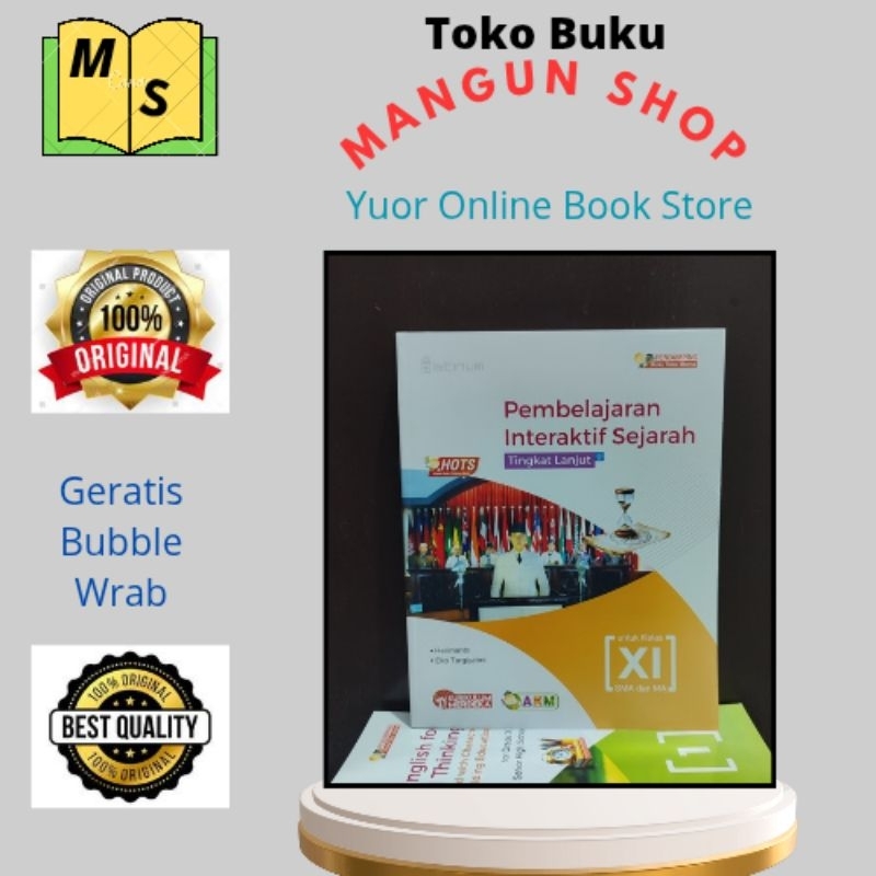 Buku Sejarah Tingkat Lanjut Kelas 11,12  SMA Kurikulum Merdeka PLATINUM