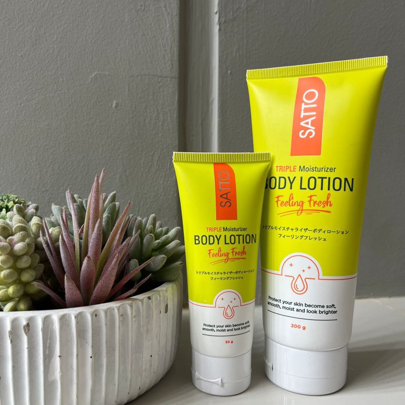SATTO BODY LOTION FEELING FRESH TRIPLE MOISTURIZER ORIGINAL