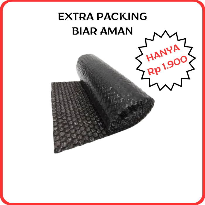 

Packing Tambahan Bubble Wrap Untuk Keamanan Paket