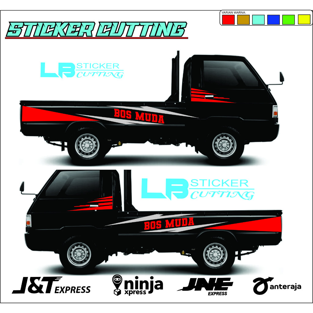 stiker mobil pickup carry futura Stiker Pickup Indonesia stiker Striping Mobil Pickup