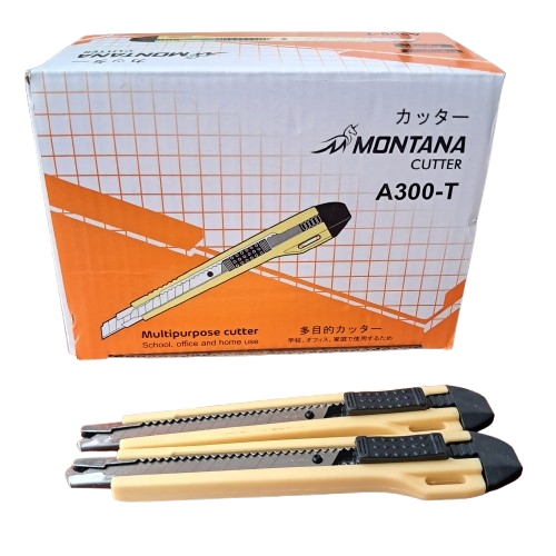 

1 Kotak isi 12 Pcs Cutter MONTANA A300 - T