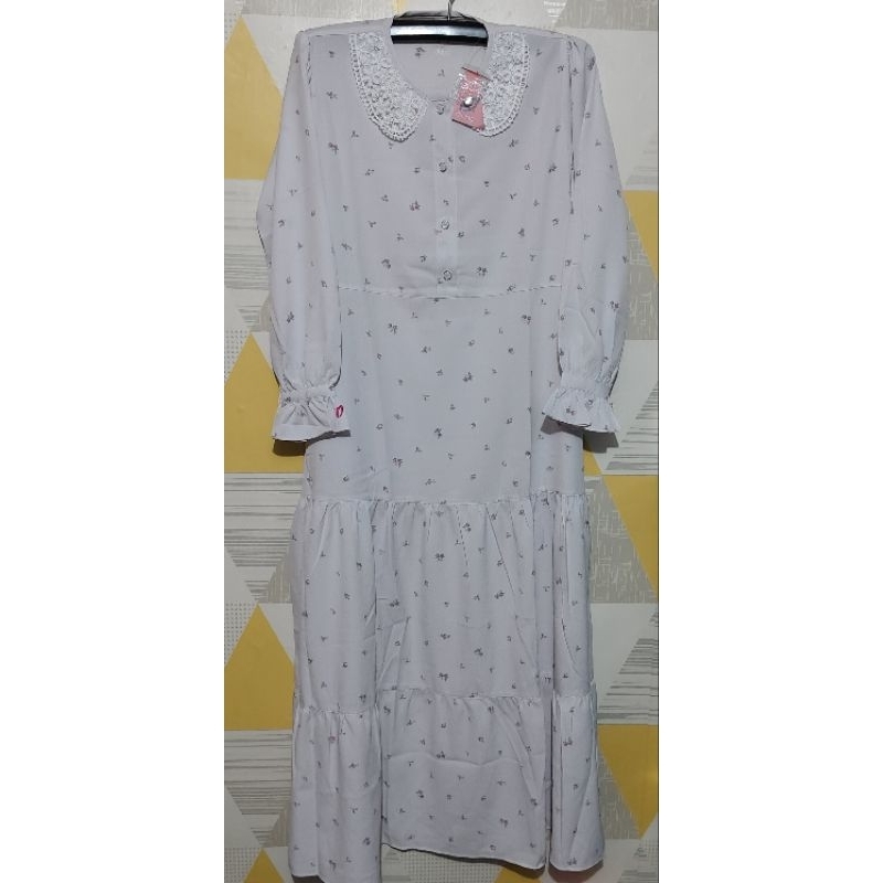 Gamis Dresslim  Dara Lollyna Dluha by Rabbani original size M (LD 102cm)