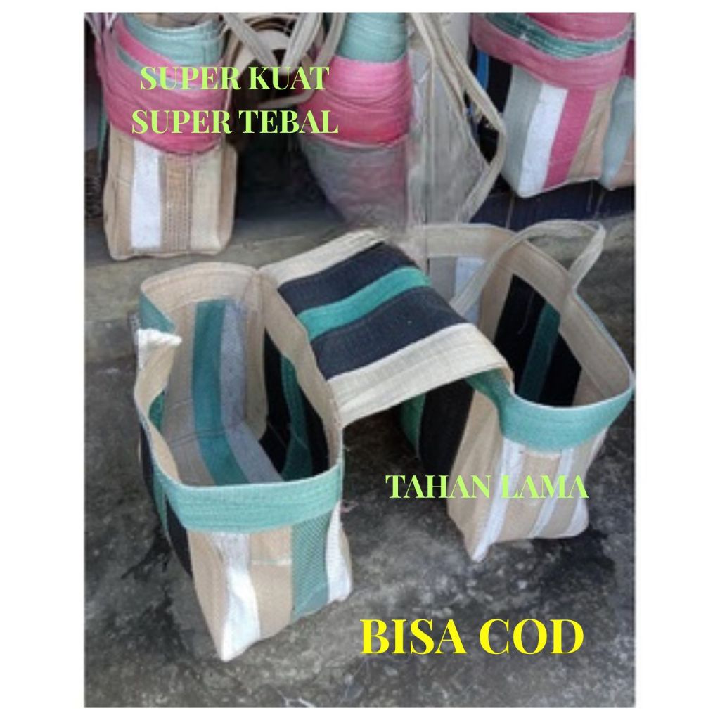 Tas Bronjong Motor Bahan Tebal/Tas Kurir