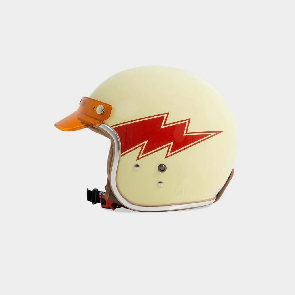 Helm Racer Crsl Warna Cream